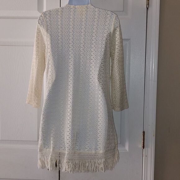Self esteem ivory open front cardigan Sz M NWOT - Picture 4 of 5